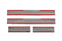 Ford Focus II 2005-2008 Protections de seuil de porte V2 (Carmos, 4 pcs, inox) photo 4