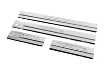 Ford Focus II 2008-2011 Protections de seuil de porte V2 (Carmos, 4 pcs, inox) photo 2