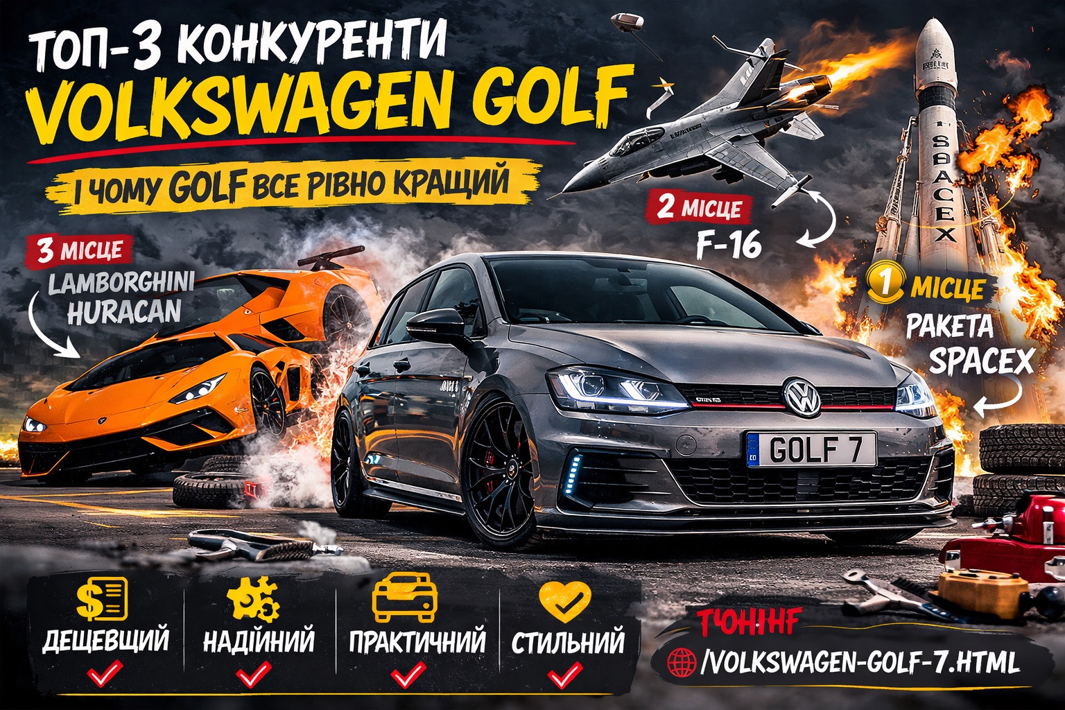 Top 3 rivales de la Volkswagen Golf : quand le bon sens a cédé au marketing, à la frime et à la poussée façon réacteur