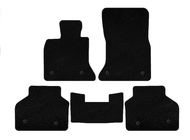 BMW 5 Series F07 2009–2017 Tapis de sol textile Classic (Noir) photo 1