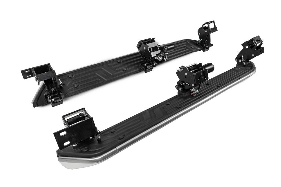 Toyota Land Cruiser 200 2007-2021 Marchepieds latéraux électriques (2016+, 2 pcs, aluminium) Photo 15
