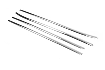 Hyundai Tucson TL 2016-2021 Baguettes inférieures de vitres inox (4 pcs) Carmos - Acier Inoxydable Turc photo 3
