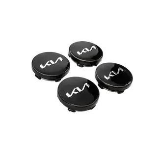 Caches-moyeux 60/56 mm (Noir avec chrome, x4) photo 3