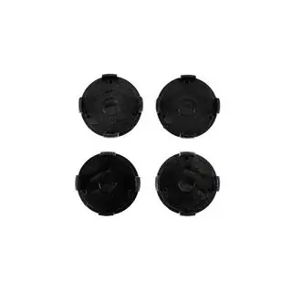 Caches-moyeux 60/56 mm (Noir avec chrome, x4) photo 4