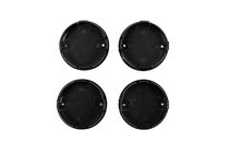 Audi Cache-moyeux 60/58 mm (Noir avec chrome, x4) photo 4