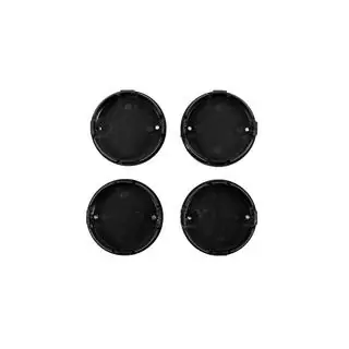 Cache-moyeux 60/58 mm (Noir avec chrome, x4) photo 4