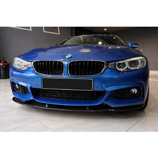 Lame de pare-chocs avant Lip EuroCap (pour M-Sport, 2014-2017, noir brillant) BMW 4 Series F32/F33/F36 2012-2020 photo 1