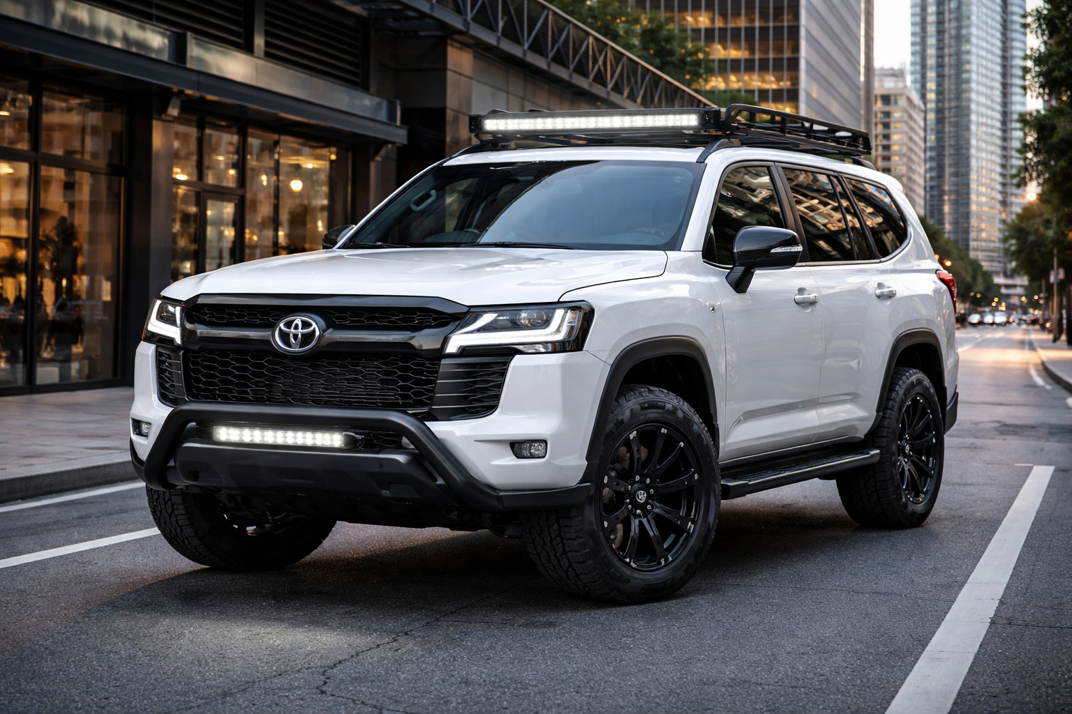 Premier upgrade du Toyota Land Cruiser 300 pour la ville, sans bricolage