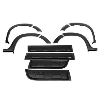 Kit d’élargisseurs d’ailes avec baguettes EuroCap (12 pcs, lisses, noir mat, ABS) photo 4