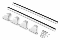 Infiniti QX60 2022- Barres de toit transversales pour rails de toit OEM (2 pcs) Gris photo 5