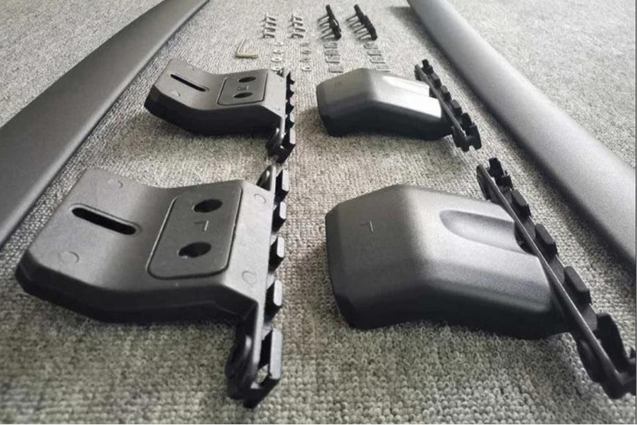 Honda Pilot 2008-2015 Barres de toit transversales pour rails de toit OEM (2 pcs) Noir Photo 4