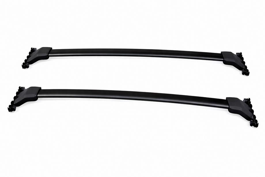 Honda Pilot 2008-2015 Barres de toit transversales pour rails de toit OEM (2 pcs) Noir Photo 3