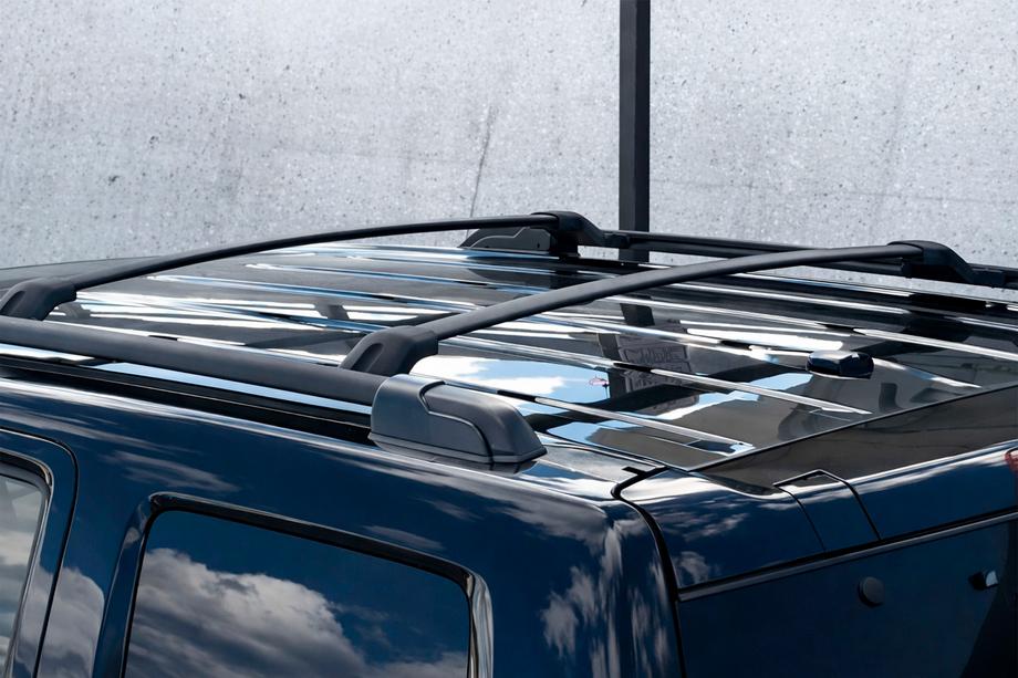Honda Pilot 2008-2015 Barres de toit transversales pour rails de toit OEM (2 pcs) Noir Photo 1