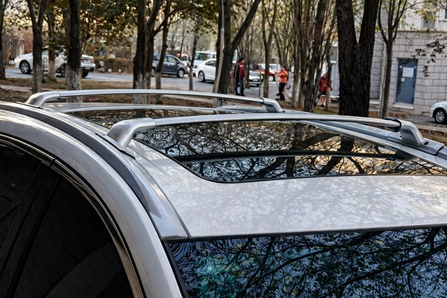 Nissan Murano 2014- Barres de toit (barres transversales) pour rails OEM (2014-2018, 2 pcs) Image