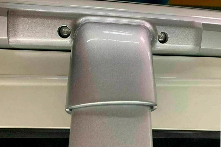 Nissan Murano 2014- Barres de toit (barres transversales) pour rails OEM (2014-2018, 2 pcs) Gris Photo 4