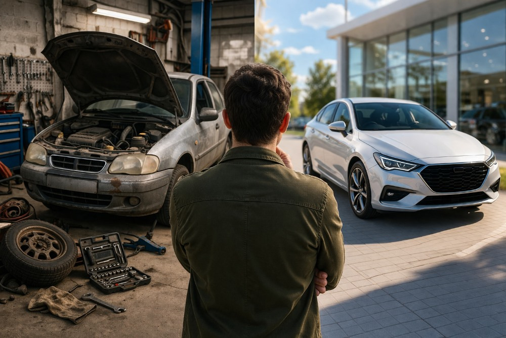 Qu’est-ce qui revient le moins cher : réparer une vieille voiture ou en acheter une autre ?