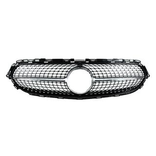 Calandre avant Diamond Silver (pour Base, 2020-2023) Mercedes E-сlass W213 2016-2023 photo 1