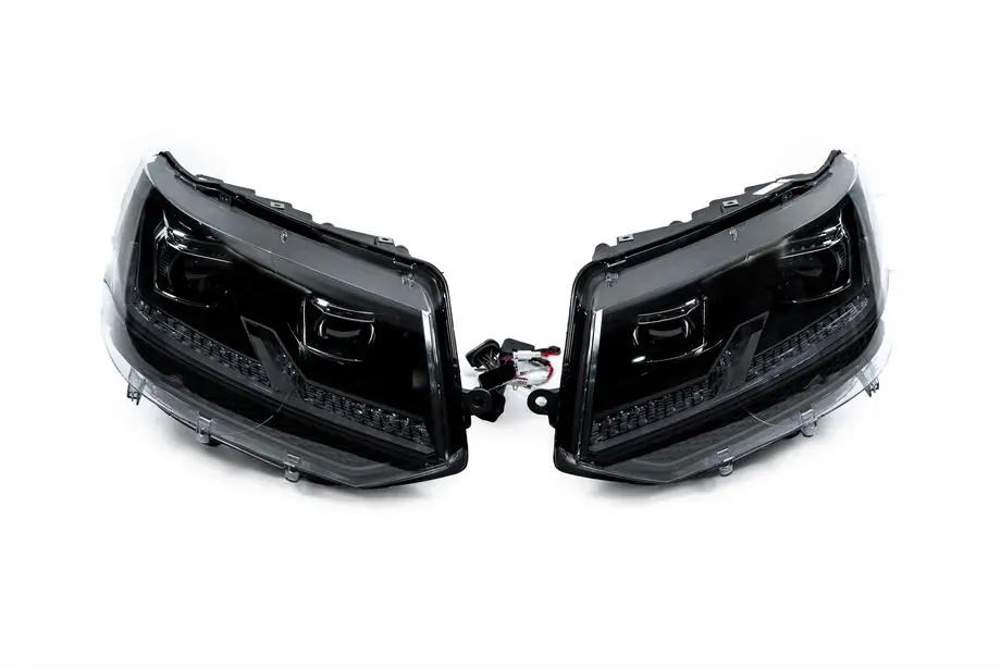 Volkswagen T5 2010-2015 Phares avant avec boîtiers de commande (2 pcs) Photo 1