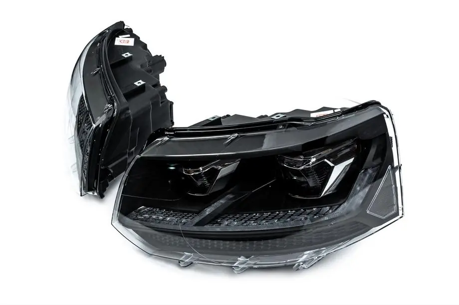 Volkswagen T5 2010-2015 Phares avant avec boîtiers de commande (2 pcs) Photo 3