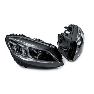 Phares avant Full LED (pour halogène, 2 pcs) Mercedes C-class W205 2014-2021 photo 3
