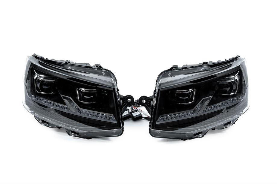 Volkswagen T6 2015-2024 Phares avant avec modules FullLed Black V2 (2015-2019, 2 pcs) Photo 1