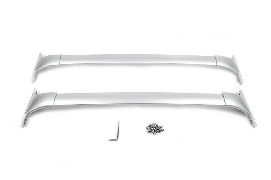 Nissan X-trail T32/Rogue 2014-2021 Barres de toit transversales pour rails de toit OEM (2 pcs) Gris Photo 10