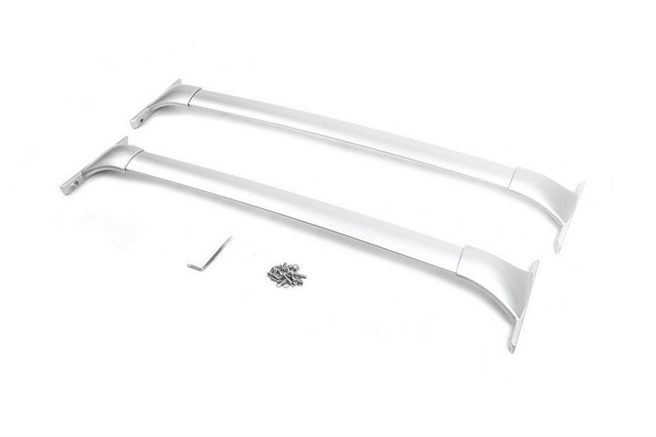 Nissan X-trail T32/Rogue 2014-2021 Barres de toit transversales pour rails de toit OEM (2 pcs) Gris Photo 11