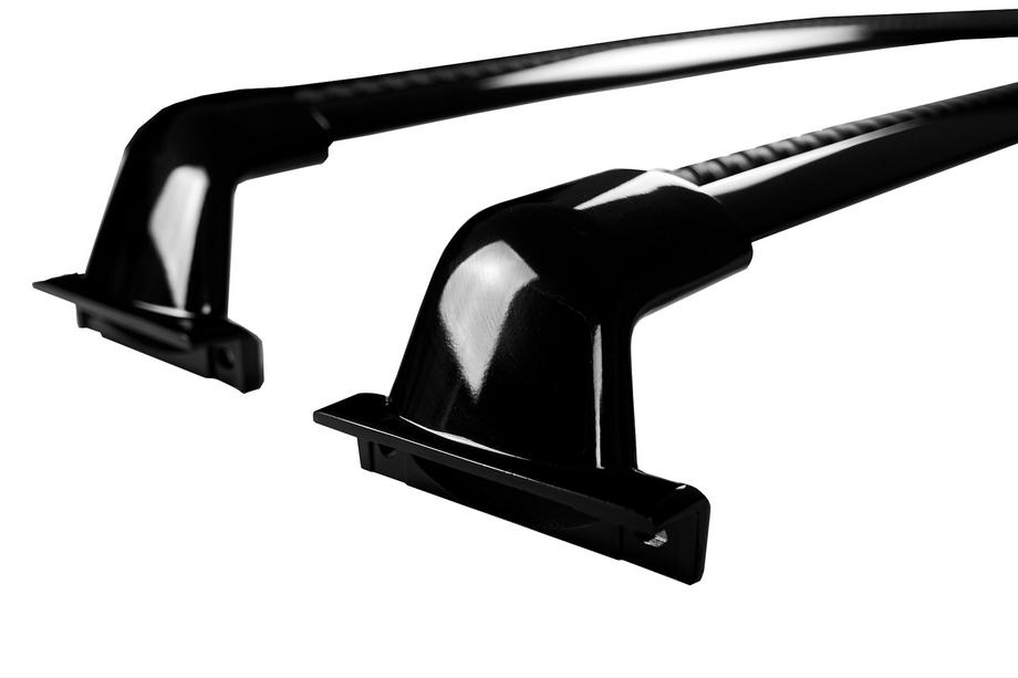 Nissan Pathfinder R53 2021- Barres de toit transversales pour rails de toit OEM (2 pcs) Gris Photo 4