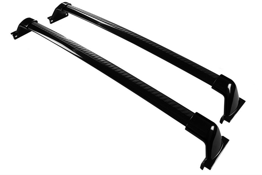Nissan Pathfinder R53 2021- Barres de toit transversales pour rails de toit OEM (2 pcs) Gris Photo 3