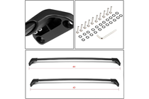 Acura MDX 2013-2020 Barres de toit transversales pour rails intégrés OEM (2 pièces) Noir photo 13