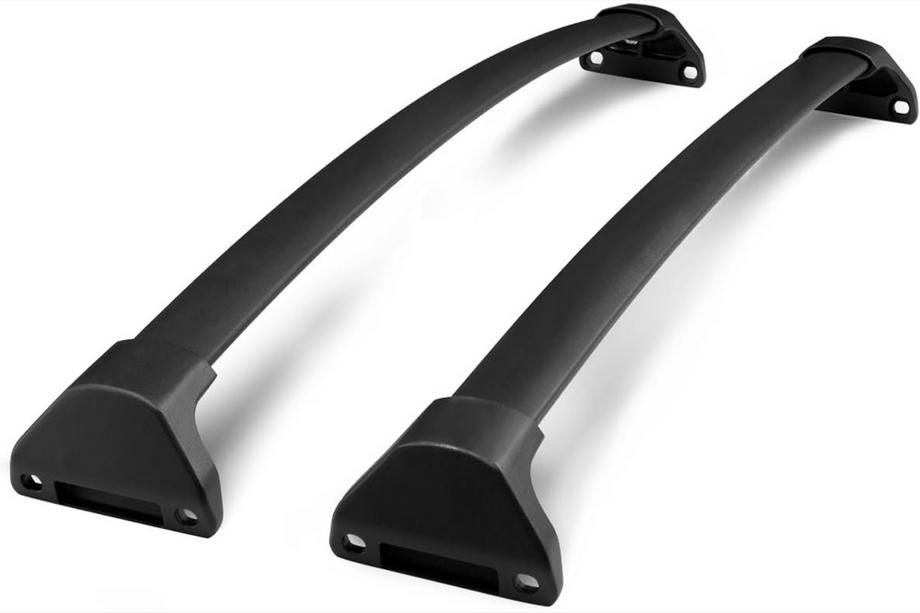 Acura MDX 2013-2020 Barres de toit transversales pour rails intégrés OEM (2 pièces) Chrome Photo 3