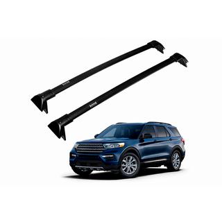 Barres de toit transversales pour rails intégrés OEM (2019-2023, 2 pcs) Ford Explorer 2019- photo 2