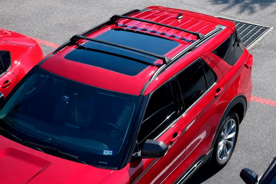 Ford Explorer 2019- Barres de toit transversales pour rails intégrés OEM (2019-2023, 2 pcs) Photo 1