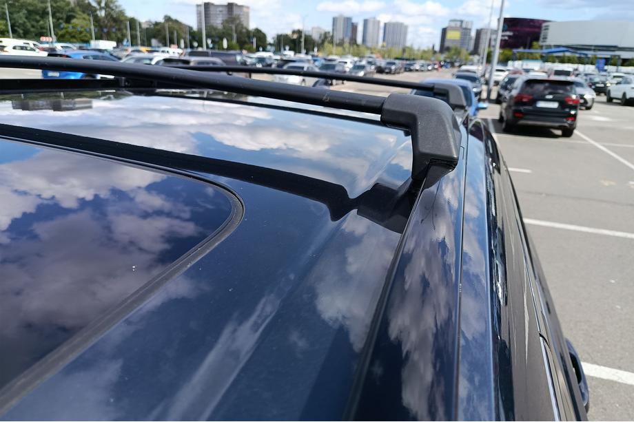 Honda CRV 2022- Barres de toit transversales pour rails intégrés OEM (2 pièces) Gris Photo 7