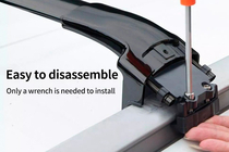 Honda HR-V 2014-2021 Barres de toit transversales pour rails intégrés OEM (2 pièces) Noir photo 17