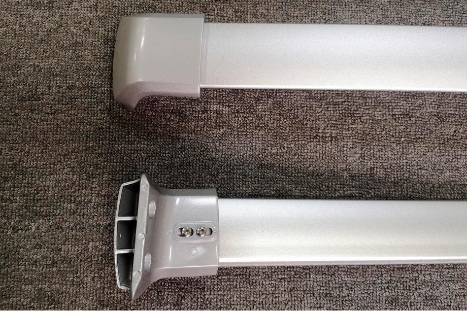 Honda HR-V 2014-2021 Barres de toit transversales pour rails intégrés OEM (2 pièces) Gris Photo 10