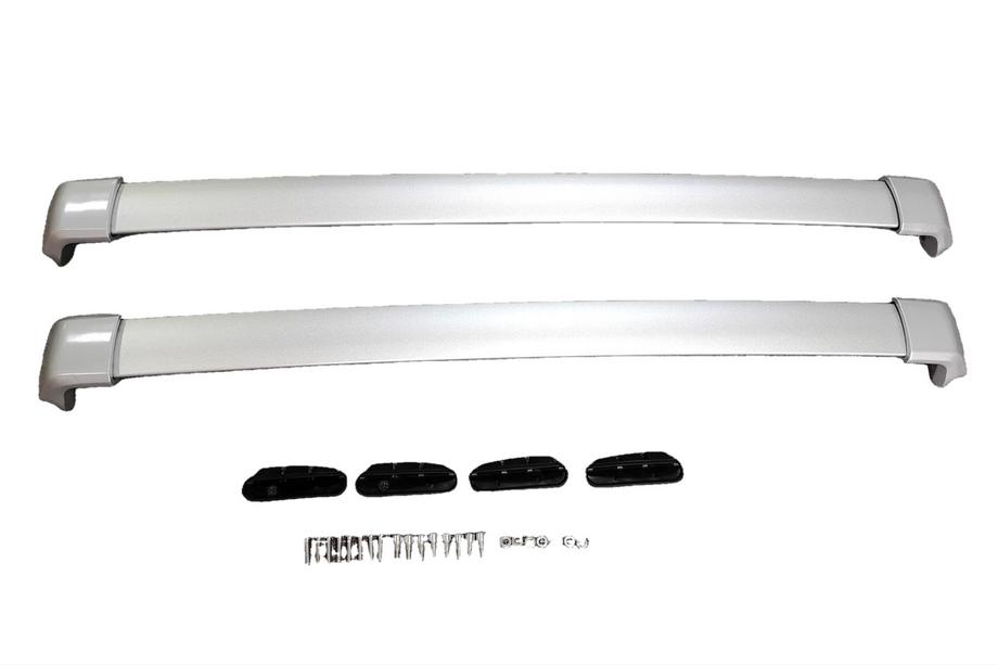Honda HR-V 2014-2021 Barres de toit transversales pour rails intégrés OEM (2 pièces) Gris Photo 6