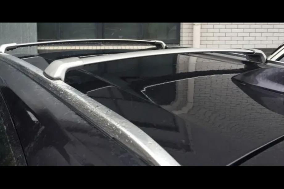 Honda HR-V 2014-2021 Barres de toit transversales pour rails intégrés OEM (2 pièces) Gris Photo 3