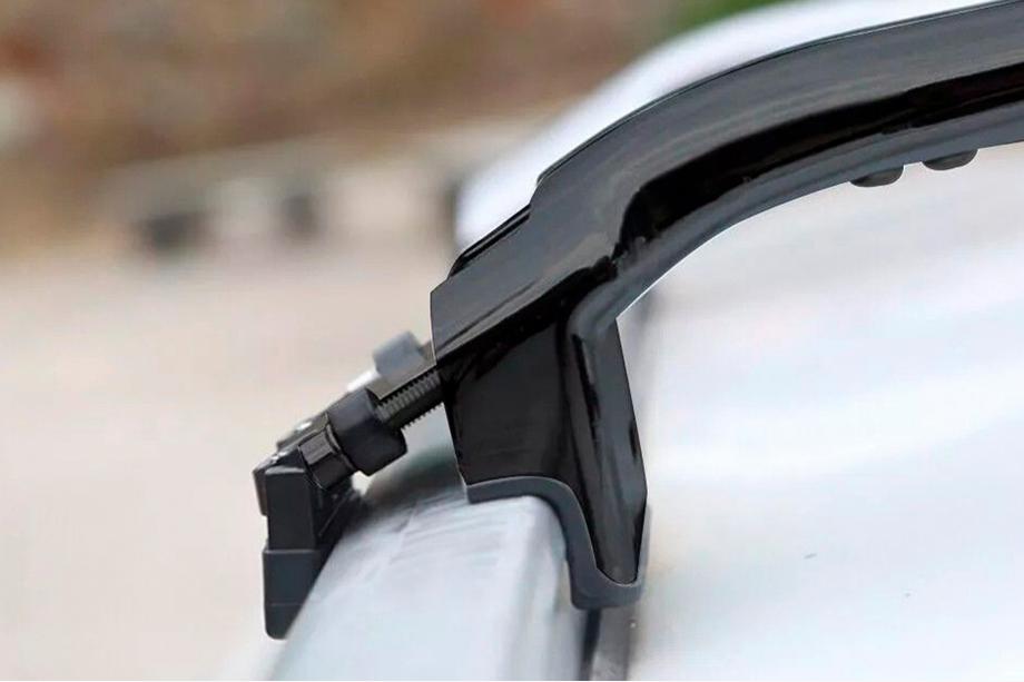 Honda HR-V 2014-2021 Barres de toit transversales pour rails intégrés OEM (2 pièces) Gris Photo 15