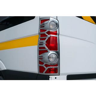 Couvre-feux Arriere Chromes (2 pcs, plastique) Volkswagen Crafter 2006-2016 photo 1