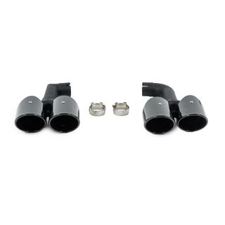 Embouts d’échappement noirs style X4M F98 (V2) photo 1