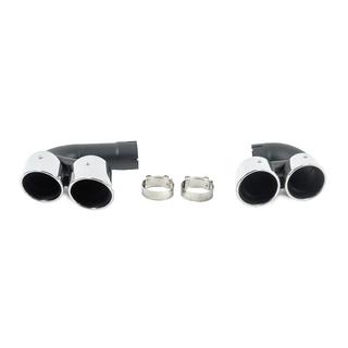 Embouts d’échappement V1 Silver style X6M F96 photo 1
