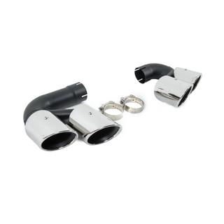 Embouts d’échappement V1 Silver style X6M F96 photo 4