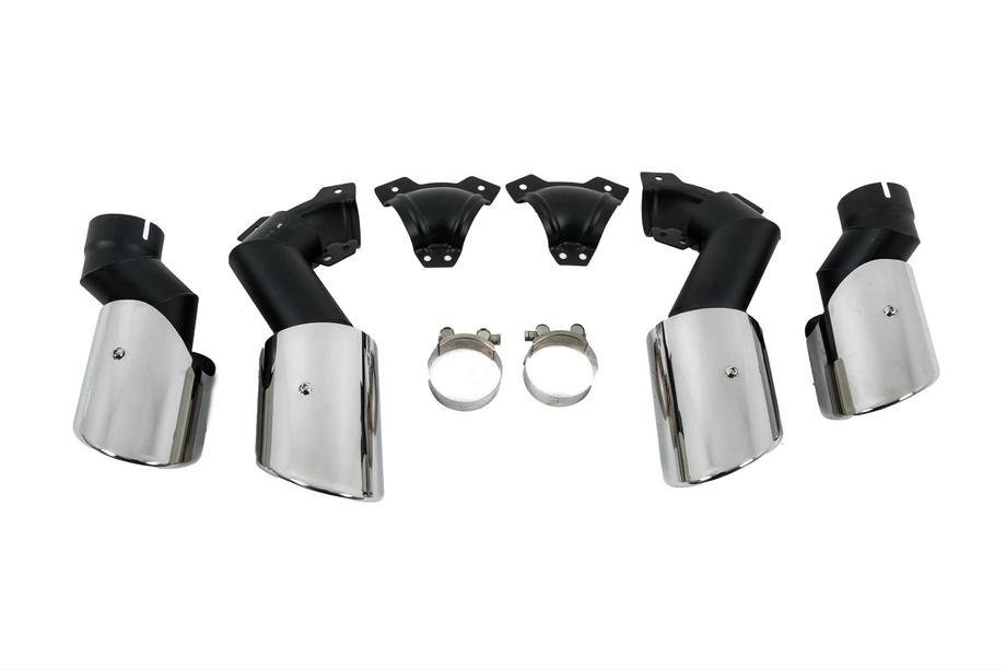 BMW X6 G06 2019–2027 Embouts d’échappement V2 Silver style X6M F96 Photo 2