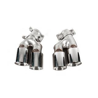 Embouts d’échappement M6 Silver (2 pcs) BMW 6 Series G32 2017- photo 3