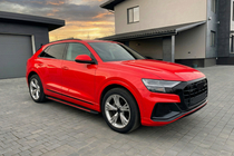 Audi Q8 2018- Marchepieds latéraux Maya Red (2 pcs, Aluminium) photo 3