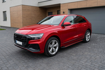 Audi Q8 2018- Marchepieds latéraux Maya Red (2 pcs, Aluminium) photo 1