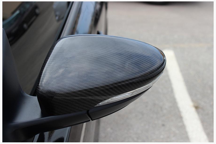 Volkswagen Jetta 2011-2018 Coques de Rétroviseurs (2 pcs, Carbone Réel) Photo 8