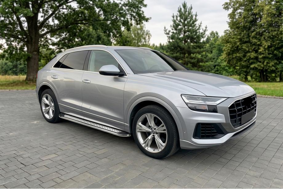 Audi Q8 2018- Marchepieds Latéraux Maydos V2 (2 pcs, Aluminium & Inox) Image