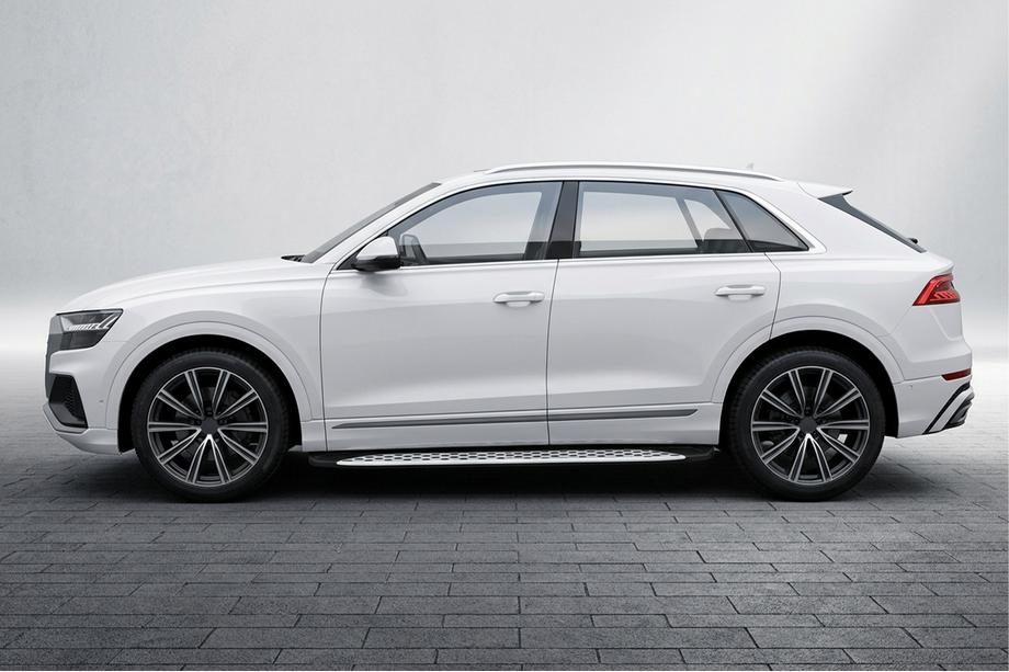 Audi Q8 2018- Marchepieds Latéraux Shining V1 (2 pcs, Aluminium) Image